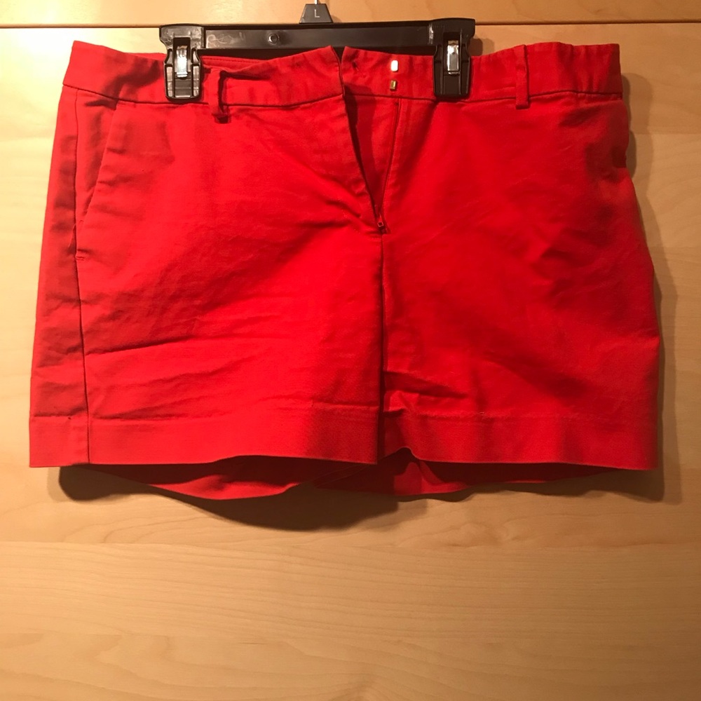 MK red shorts